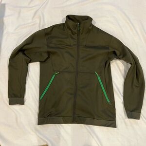 Arc'teryx Full Zip Fleece Sweater Olive Green Men's XL
